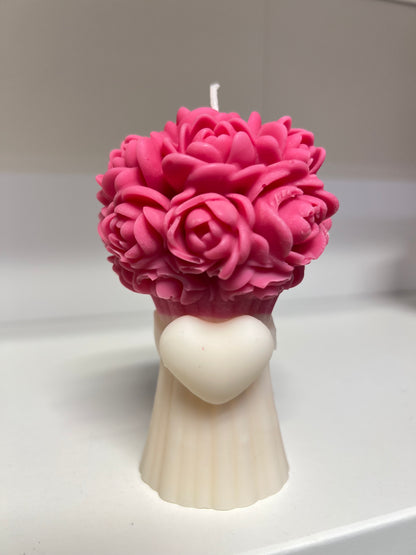 Flower pom-poms